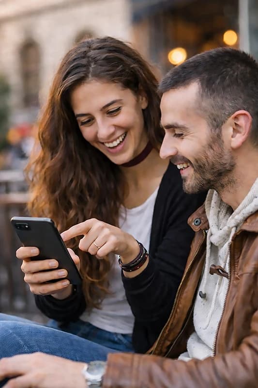 Réservation restaurant depuis un smartphone